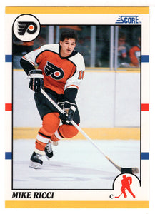 Mike Ricci - Philadelphia Flyers (NHL Hockey Card) 1990-91 Score Rookie Traded # 60 T Mint