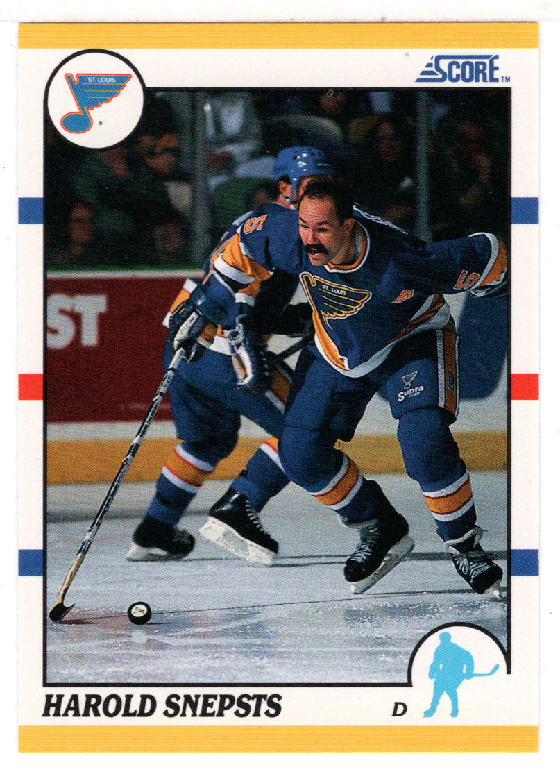 Harold Snepsts - St. Louis Blues (NHL Hockey Card) 1990-91 Score Rookie Traded # 61 T Mint