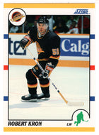 Robert Kron RC - Vancouver Canucks (NHL Hockey Card) 1990-91 Score Rookie Traded # 65 T Mint