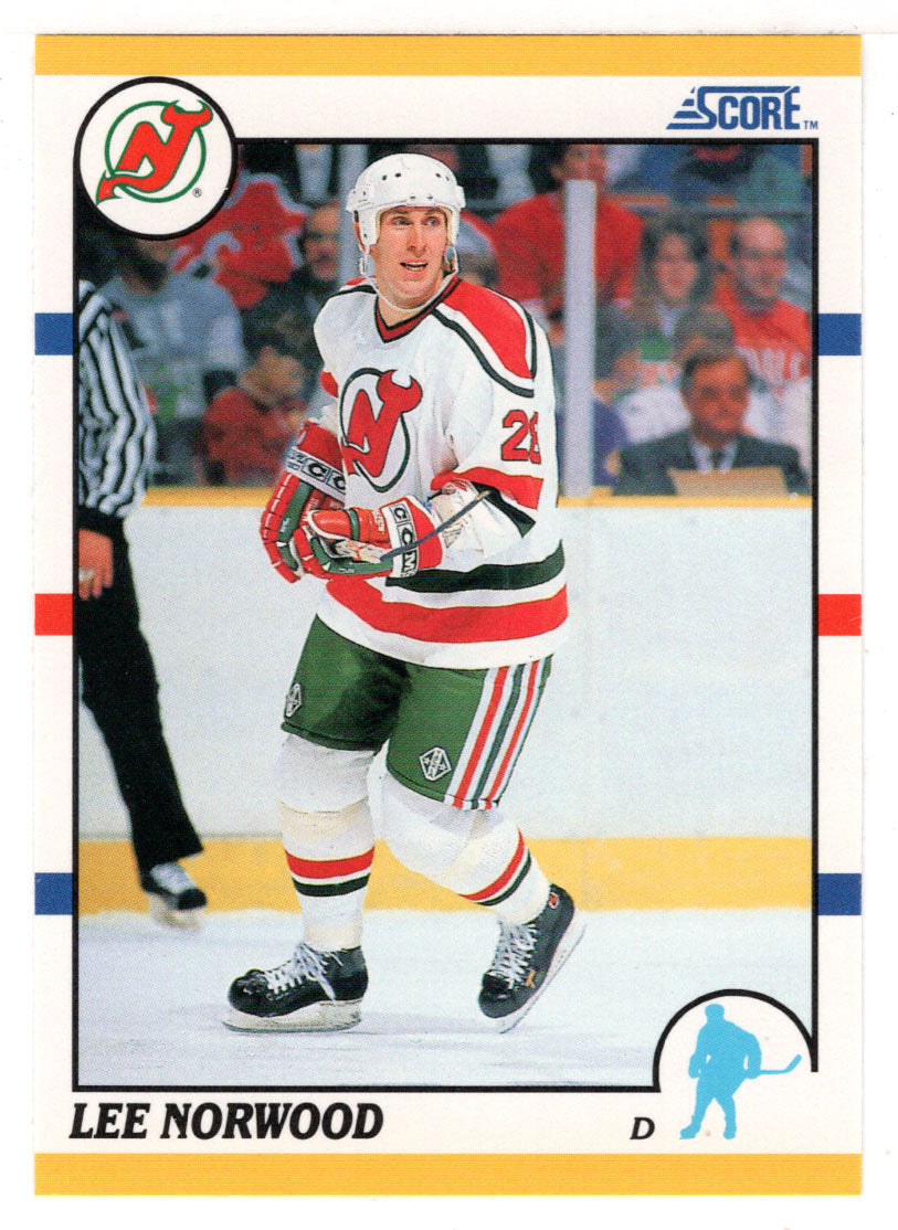 Lee Norwood - New Jersey Devils (NHL Hockey Card) 1990-91 Score Rookie Traded # 74 T Mint