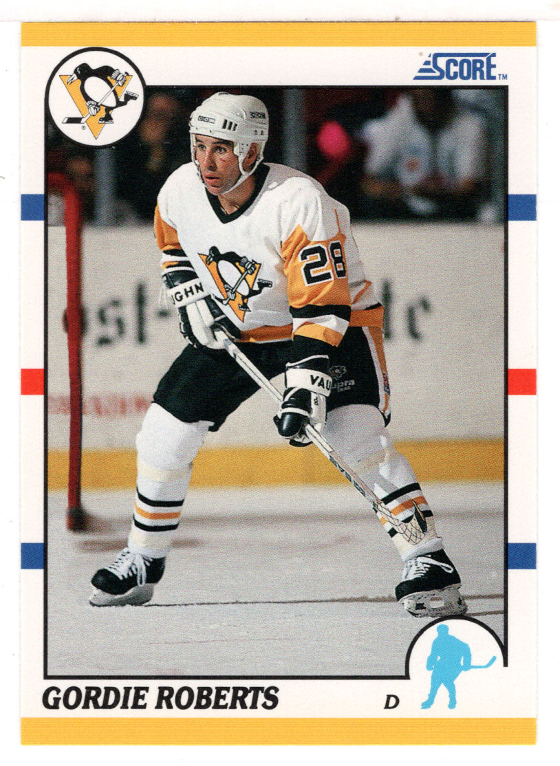 Gordie Roberts - Pittsburgh Penguins (NHL Hockey Card) 1990-91 Score Rookie Traded # 83 T Mint