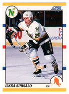 Ilkka Sinisalo - Minnesota North Stars (NHL Hockey Card) 1990-91 Score Rookie Traded # 93 T Mint