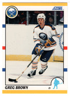 Greg Brown RC - Buffalo Sabres (NHL Hockey Card) 1990-91 Score Rookie Traded # 96 T Mint