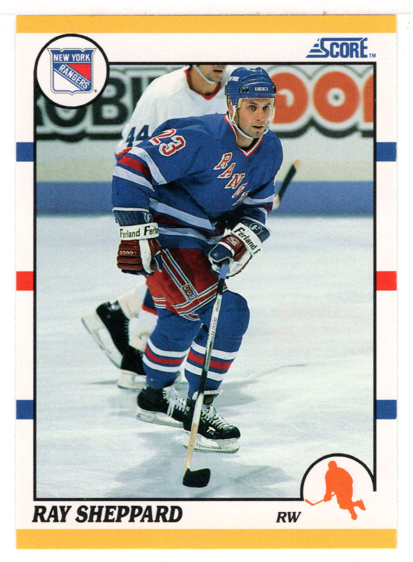 Ray Sheppard - New York Rangers (NHL Hockey Card) 1990-91 Score Rookie Traded # 97 T Mint