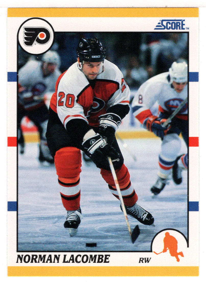 Normand Lacombe - Philadelphia Flyers (NHL Hockey Card) 1990-91 Score Rookie Traded # 99 T Mint