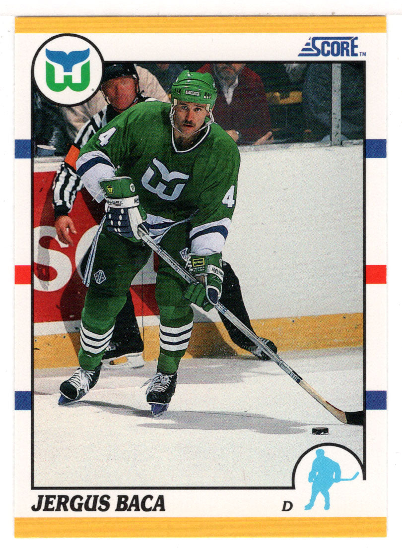 Jergus Baca RC - Hartford Whalers (NHL Hockey Card) 1990-91 Score Rookie Traded # 101 T Mint