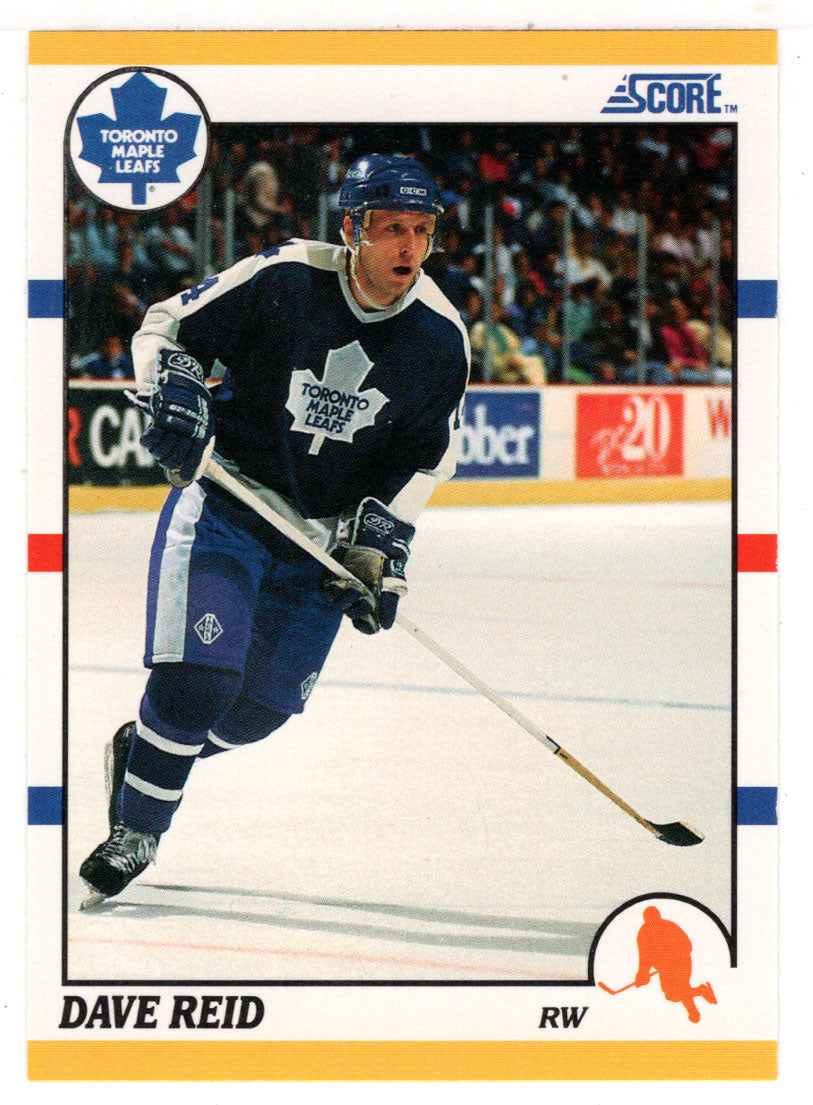 David Reid - Toronto Maple Leafs (NHL Hockey Card) 1990-91 Score Rookie Traded # 109 T Mint