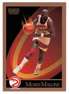 Moses Malone - Atlanta Hawks (NBA Basketball Card) 1990-91 Skybox # 6 Mint