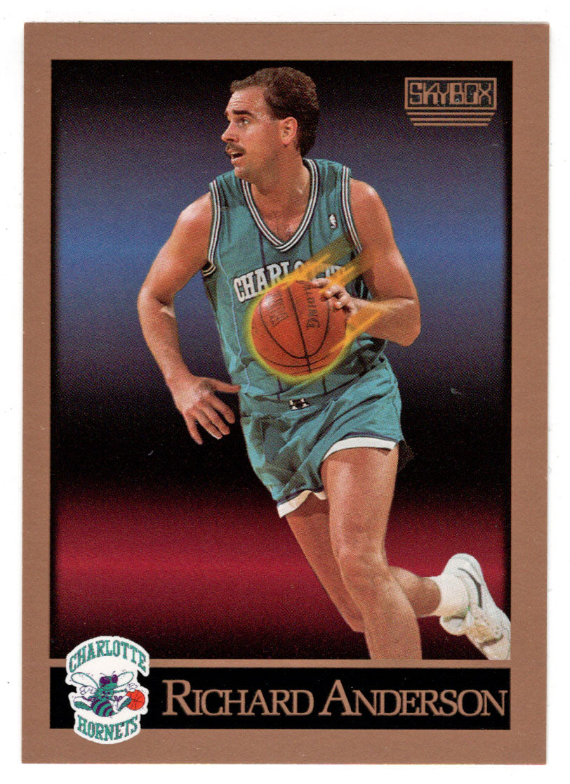Richard Anderson - Charlotte Hornets (NBA Basketball Card) 1990-91 Skybox # 25 Mint