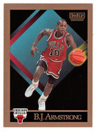 B.J. Armstrong RC - Charlotte Hornets (NBA Basketball Card) 1990-91 Skybox # 37 Mint