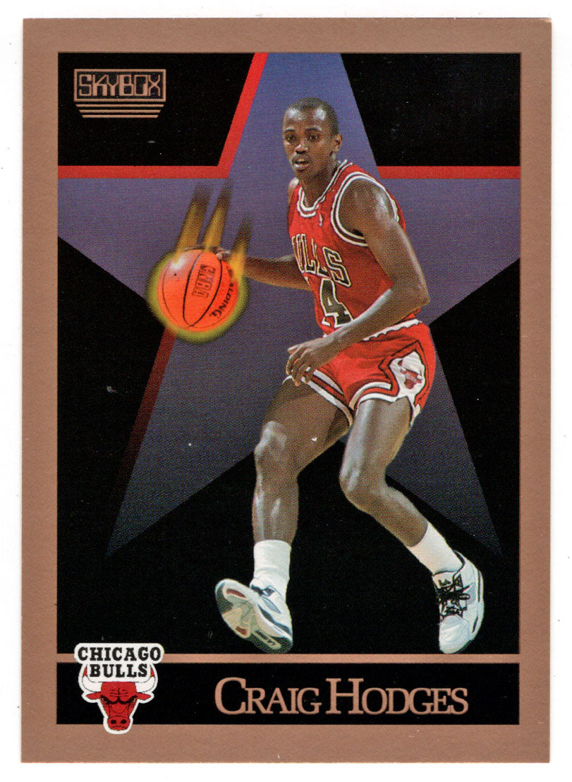 Craig Hodges - Chicago Bulls (NBA Basketball Card) 1990-91 Skybox # 40 Mint