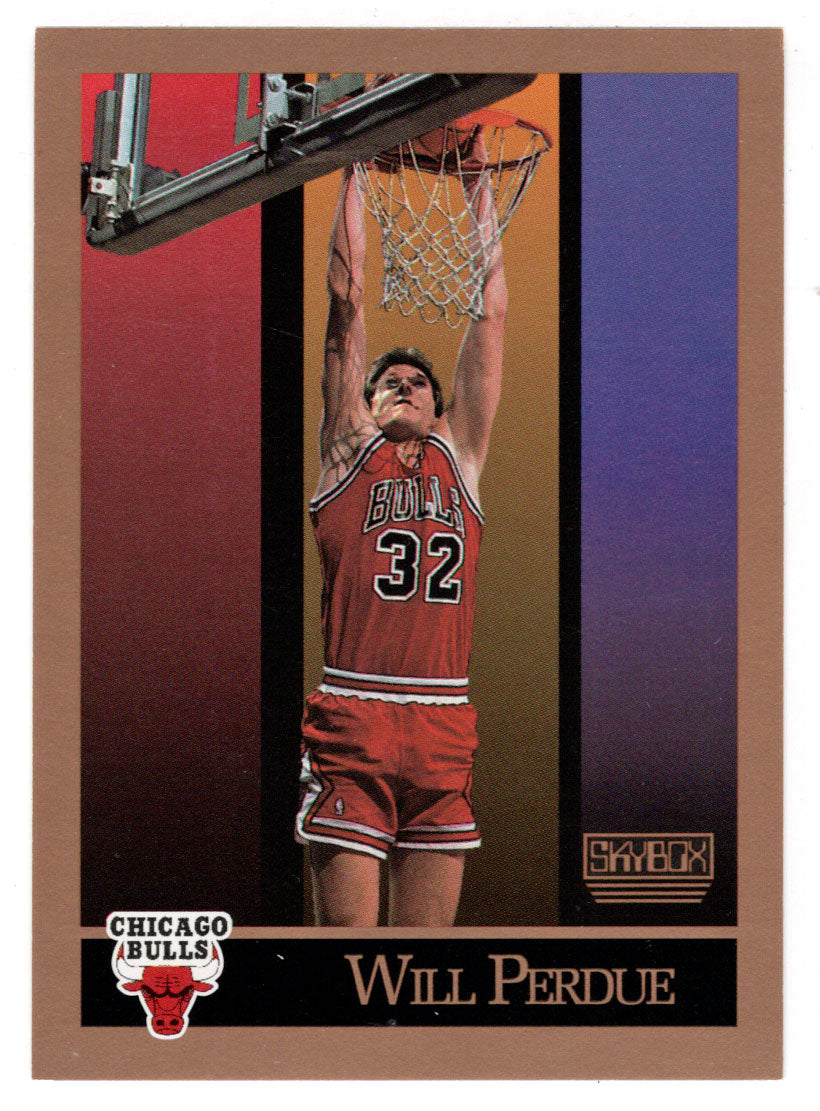 Will Perdue - Chicago Bulls (NBA Basketball Card) 1990-91 Skybox # 45 Mint