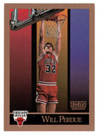 Will Perdue - Chicago Bulls (NBA Basketball Card) 1990-91 Skybox # 45 Mint