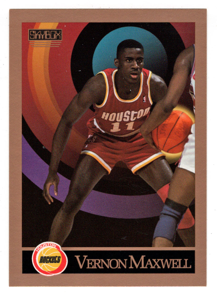 Vernon Maxwell - Houston Rockets (NBA Basketball Card) 1990-91 Skybox # 109 Mint