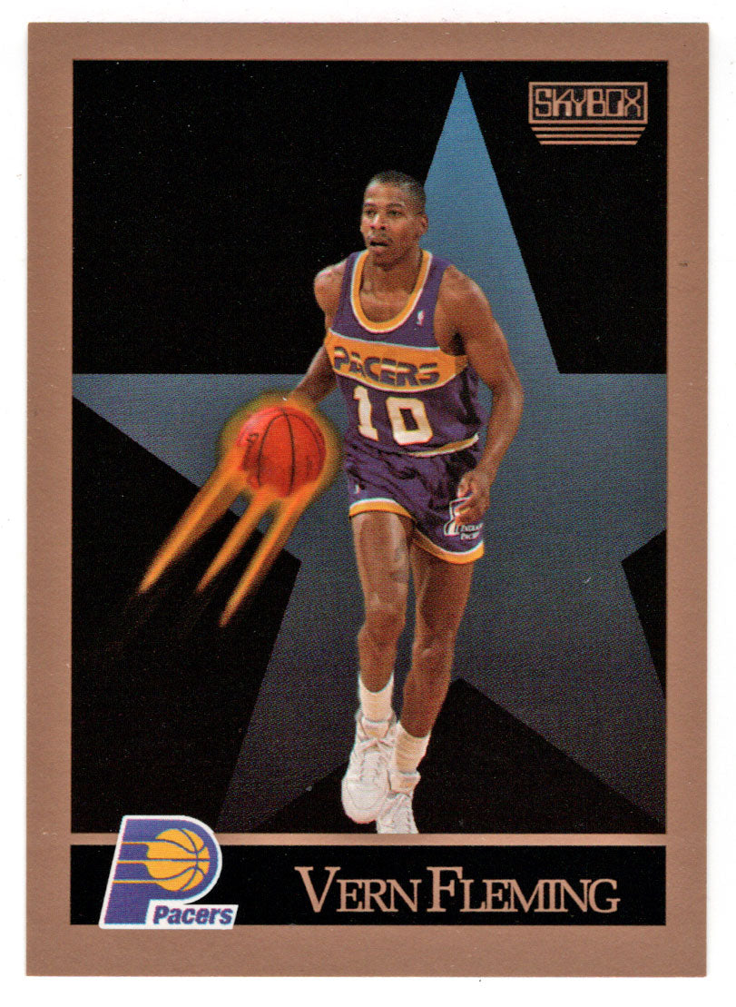 Vern Fleming - Indiana Pacers (NBA Basketball Card) 1990-91 Skybox # 114 Mint