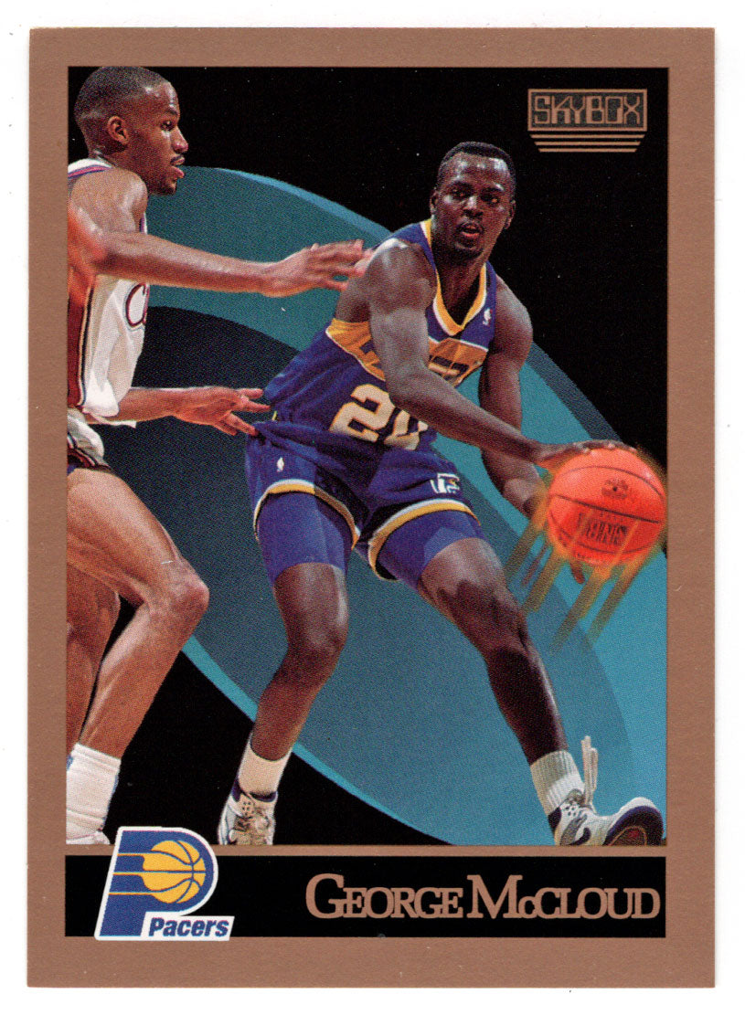 George McCloud RC - Indiana Pacers (NBA Basketball Card) 1990-91 Skybox # 116 Mint