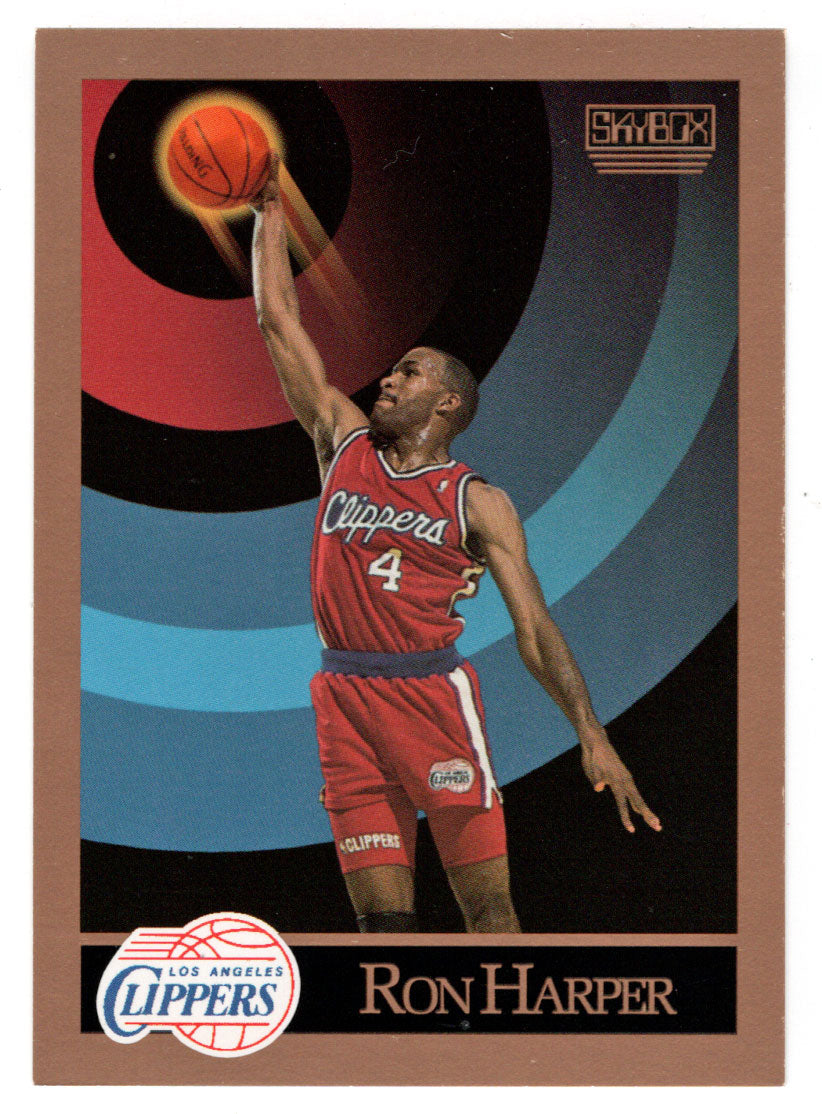 Ron Harper - Los Angeles Clippers (NBA Basketball Card) 1990-91 Skybox # 128 Mint