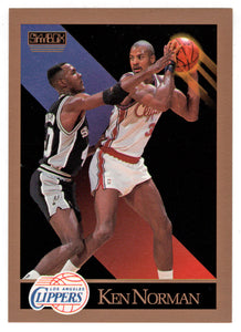 Ken Norman - Los Angeles Clippers (NBA Basketball Card) 1990-91 Skybox # 131 Mint