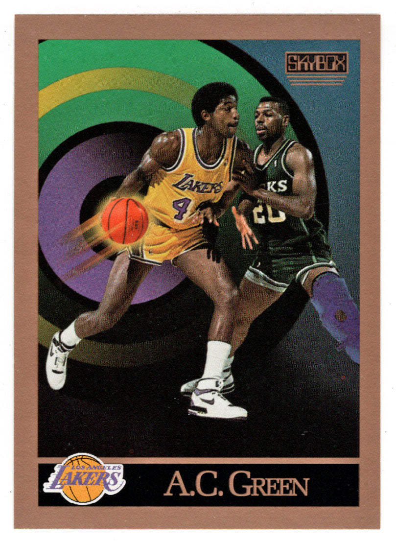 A.C. Green - Los Angeles Lakers (NBA Basketball Card) 1990-91 Skybox # 137 Mint