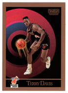 Terry Davis RC - Miami Heat (NBA Basketball Card) 1990-91 Skybox # 144 Mint