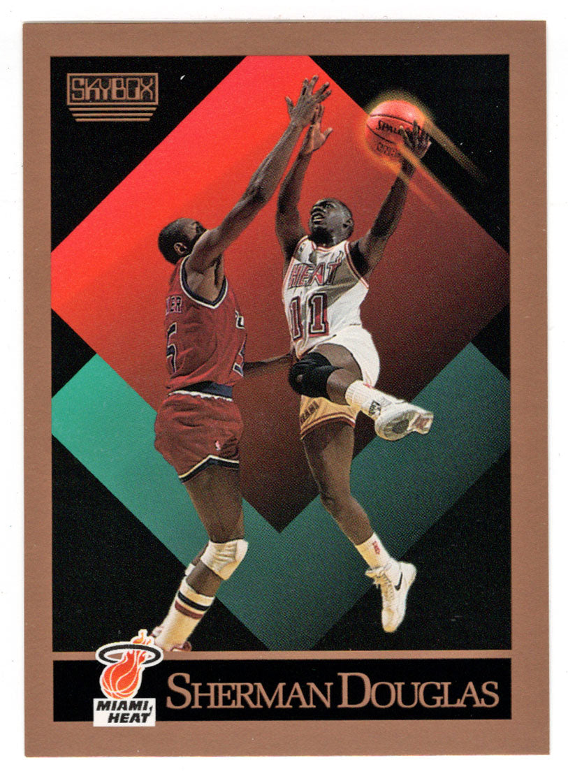 Sherman Douglas RC - Miami Heat (NBA Basketball Card) 1990-91 Skybox # 145 Mint