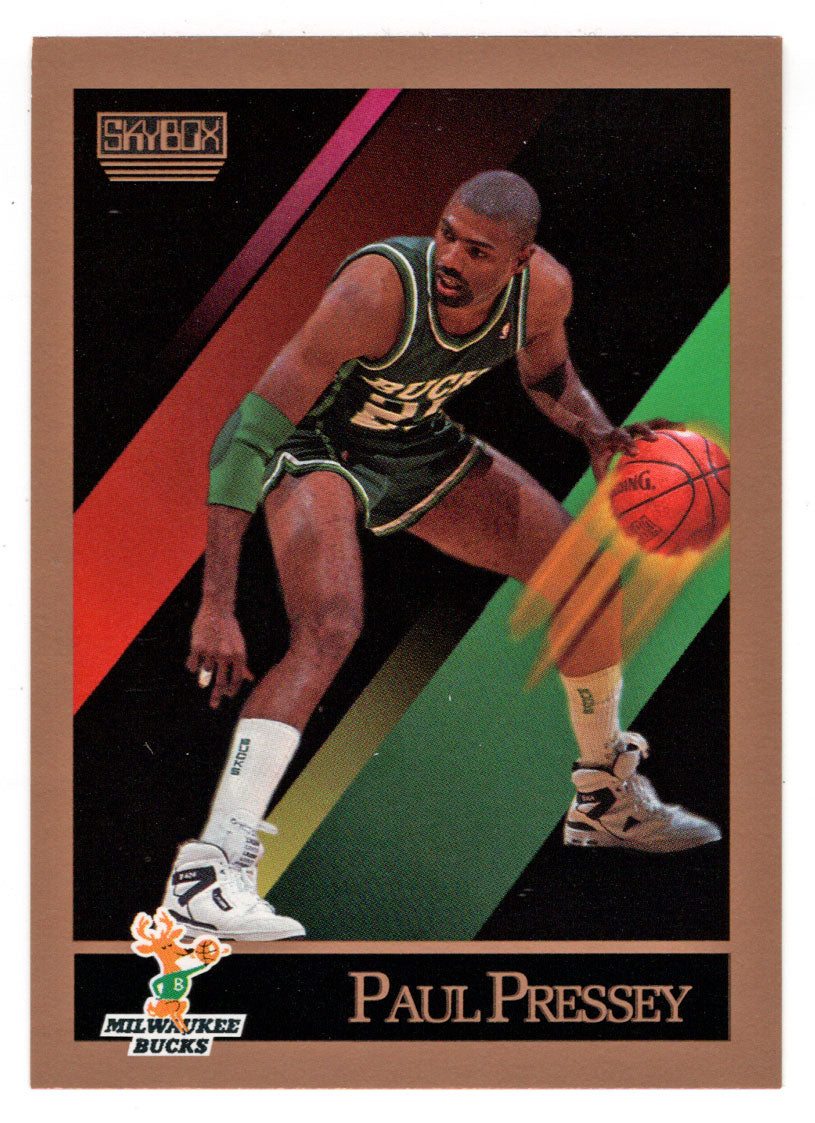 Paul Pressey - Milwaukee Bucks (NBA Basketball Card) 1990-91 Skybox # 163 Mint