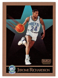 Pooh Richardson RC - Minnesota Timberwolves (NBA Basketball Card) 1990-91 Skybox # 173 Mint