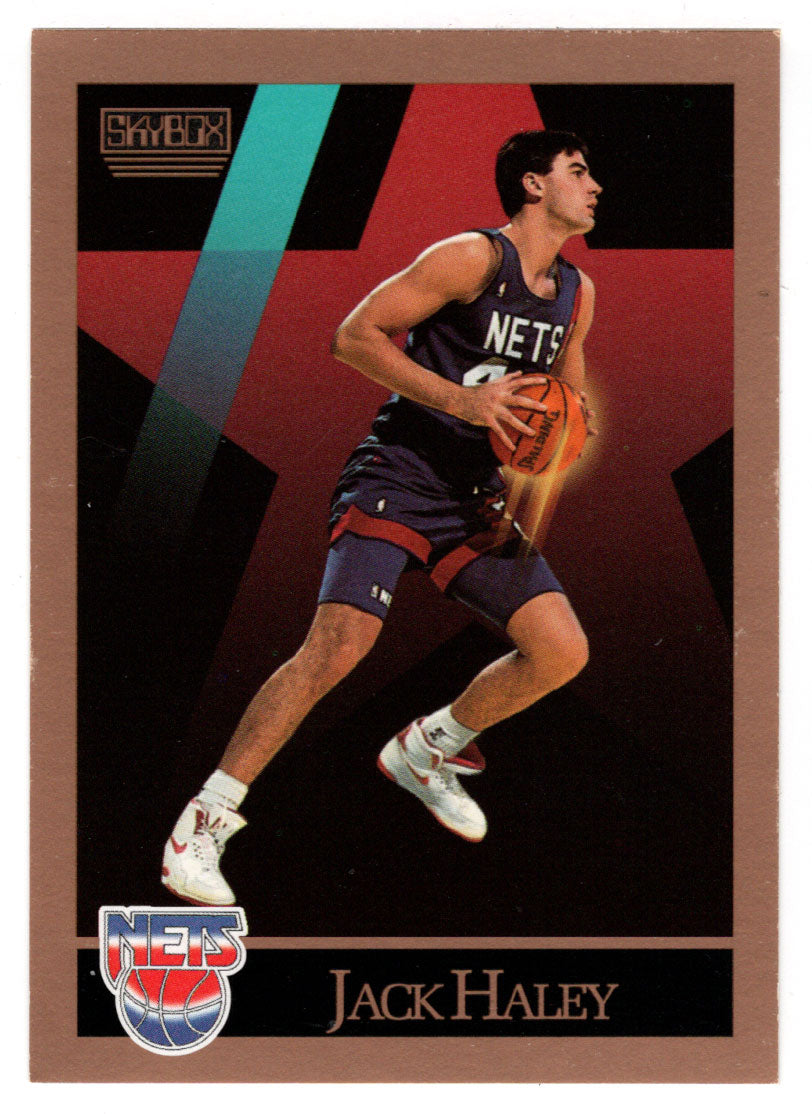 Jack Haley RC - New Jersey Nets (NBA Basketball Card) 1990-91 Skybox # 180 Mint