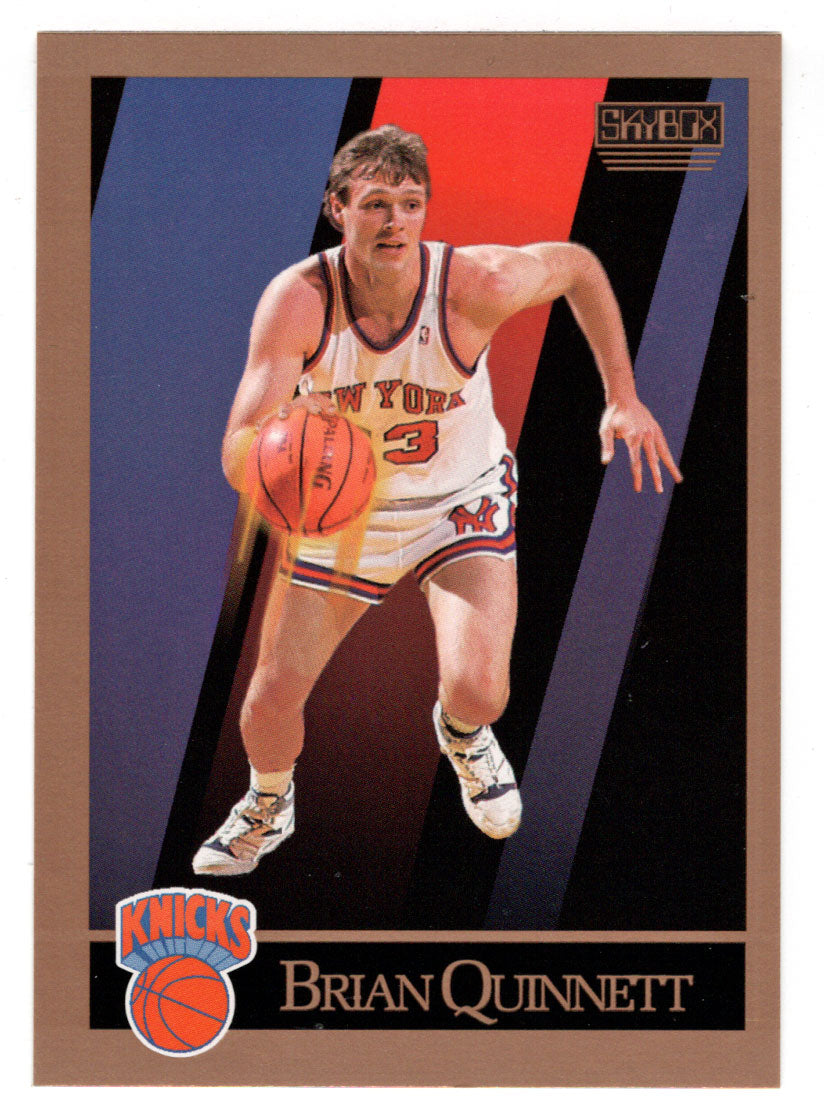 Brian Quinnett - New York Knicks (NBA Basketball Card) 1990-91 Skybox # 192 Mint