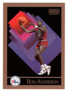 Ron Anderson - Philadelphia 76ers (NBA Basketball Card) 1990-91 Skybox # 210 Mint