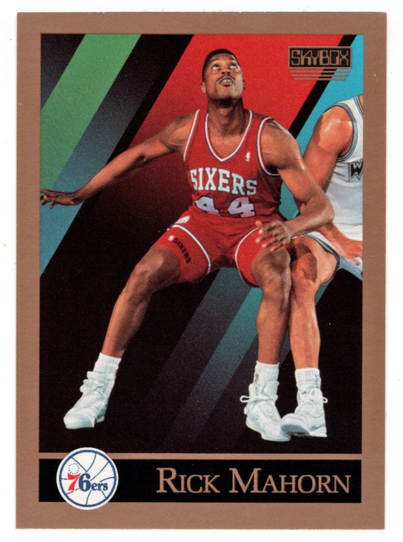 Rick Mahorn - Philadelphia 76ers (NBA Basketball Card) 1990-91 Skybox # 217 Mint