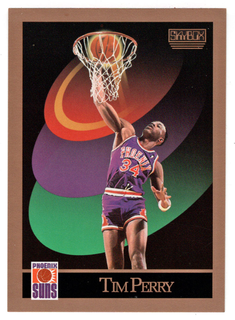 Tim Perry - Phoenix Suns (NBA Basketball Card) 1990-91 Skybox # 228 Mint