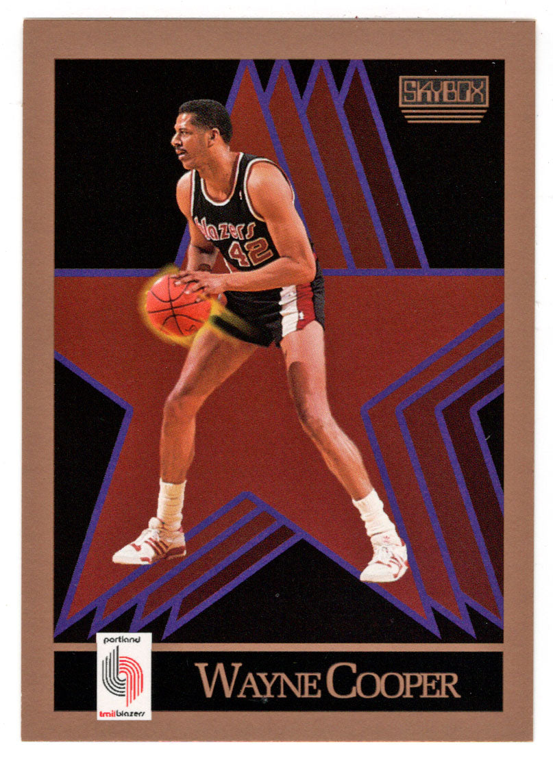 Wayne Cooper - Portland Trail Blazers (NBA Basketball Card) 1990-91 Skybox # 232 Mint