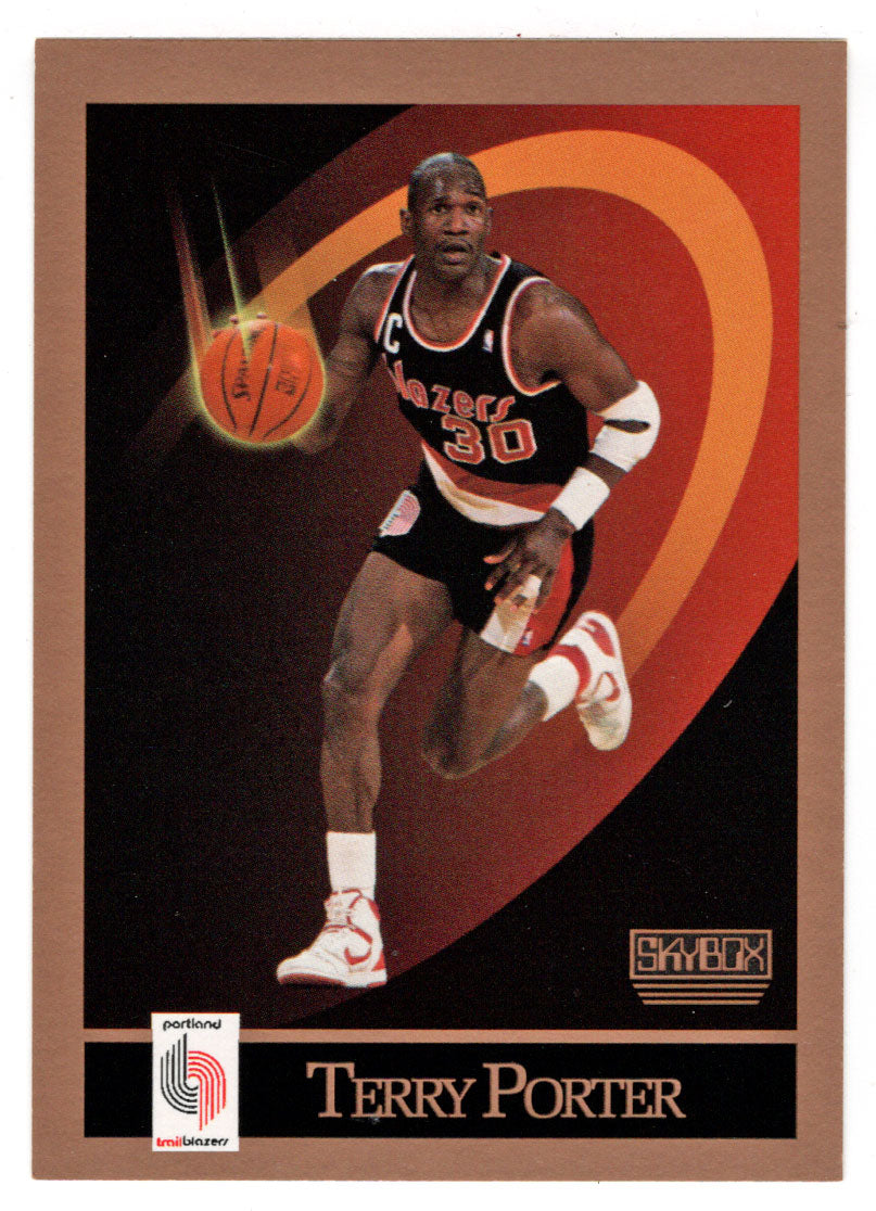 Terry Porter - Portland Trail Blazers (NBA Basketball Card) 1990-91 Skybox # 238 Mint