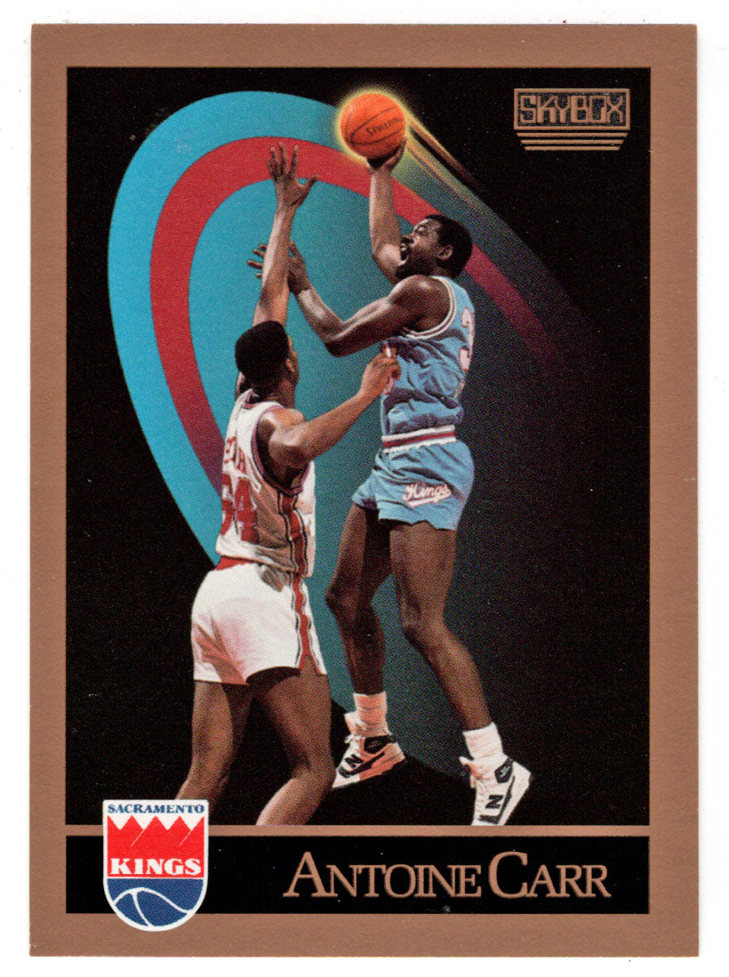 Antoine Carr - Sacramento Kings (NBA Basketball Card) 1990-91 Skybox # 244 Mint