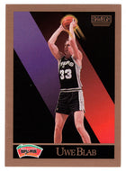 Uwe Blab - San Antonio Spurs (NBA Basketball Card) 1990-91 Skybox # 253 Mint