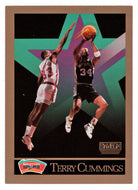 Terry Cummings - San Antonio Spurs (NBA Basketball Card) 1990-91 Skybox # 255 Mint