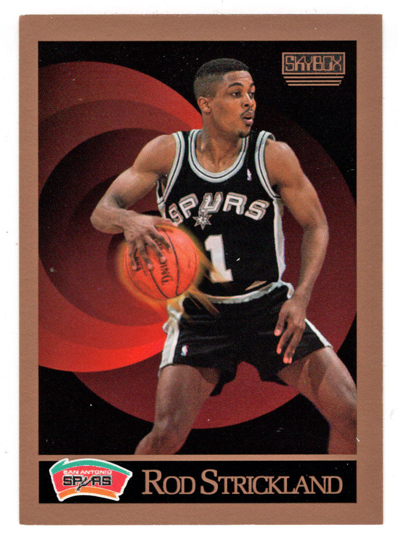 Rod Strickland - San Antonio Spurs (NBA Basketball Card) 1990-91 Skybox # 261 Mint