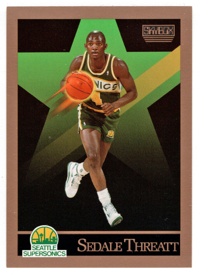 Sedale Threatt - Seattle Supersonics (NBA Basketball Card) 1990-91 Skybox # 273 Mint