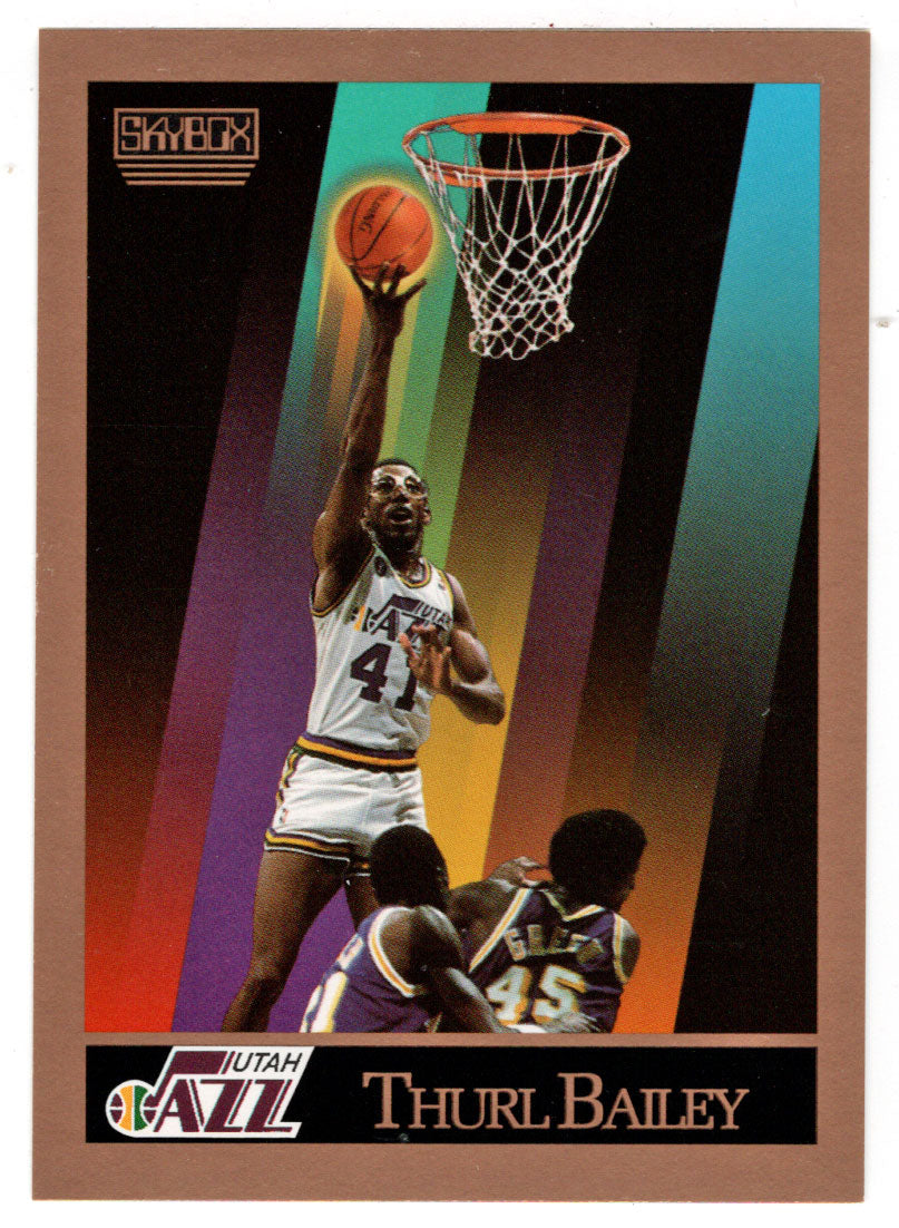 Thurl Bailey - Utah Jazz (NBA Basketball Card) 1990-91 Skybox # 274 Mint