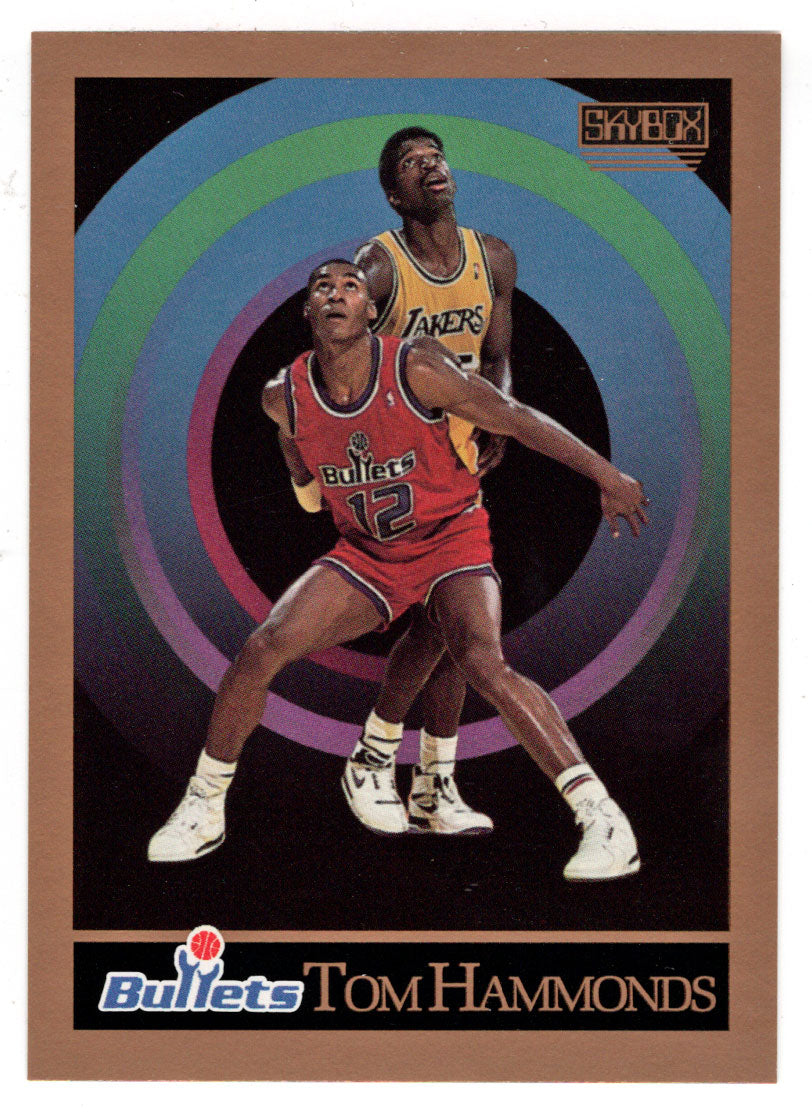 Tom Hammonds RC - Washington Bullets (NBA Basketball Card) 1990-91 Skybox # 289 Mint