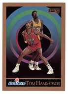 Tom Hammonds RC - Washington Bullets (NBA Basketball Card) 1990-91 Skybox # 289 Mint
