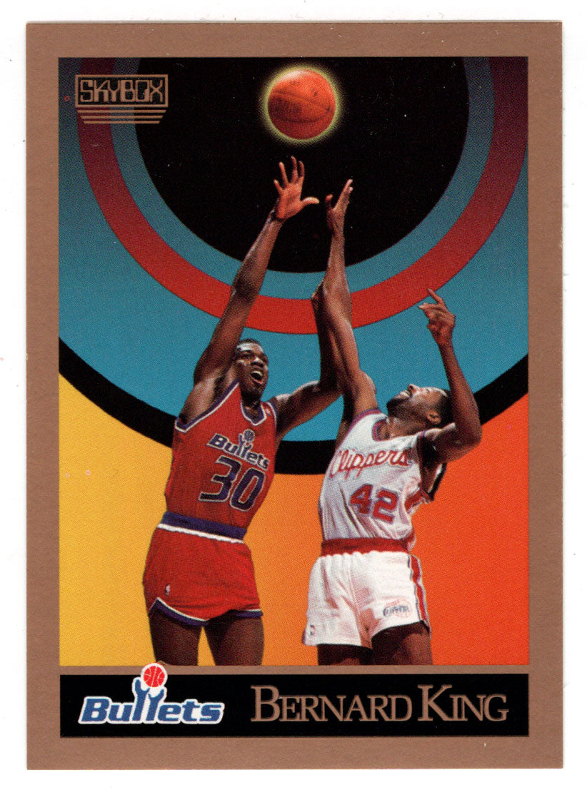 Bernard King - Washington Bullets (NBA Basketball Card) 1990-91 Skybox # 291 Mint