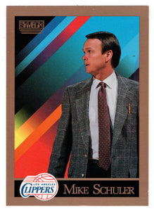 Mike Schuler - Los Angeles Clippers - Head Coach (NBA Basketball Card) 1990-91 Skybox # 312 Mint