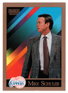 Mike Schuler - Los Angeles Clippers - Head Coach (NBA Basketball Card) 1990-91 Skybox # 312 Mint