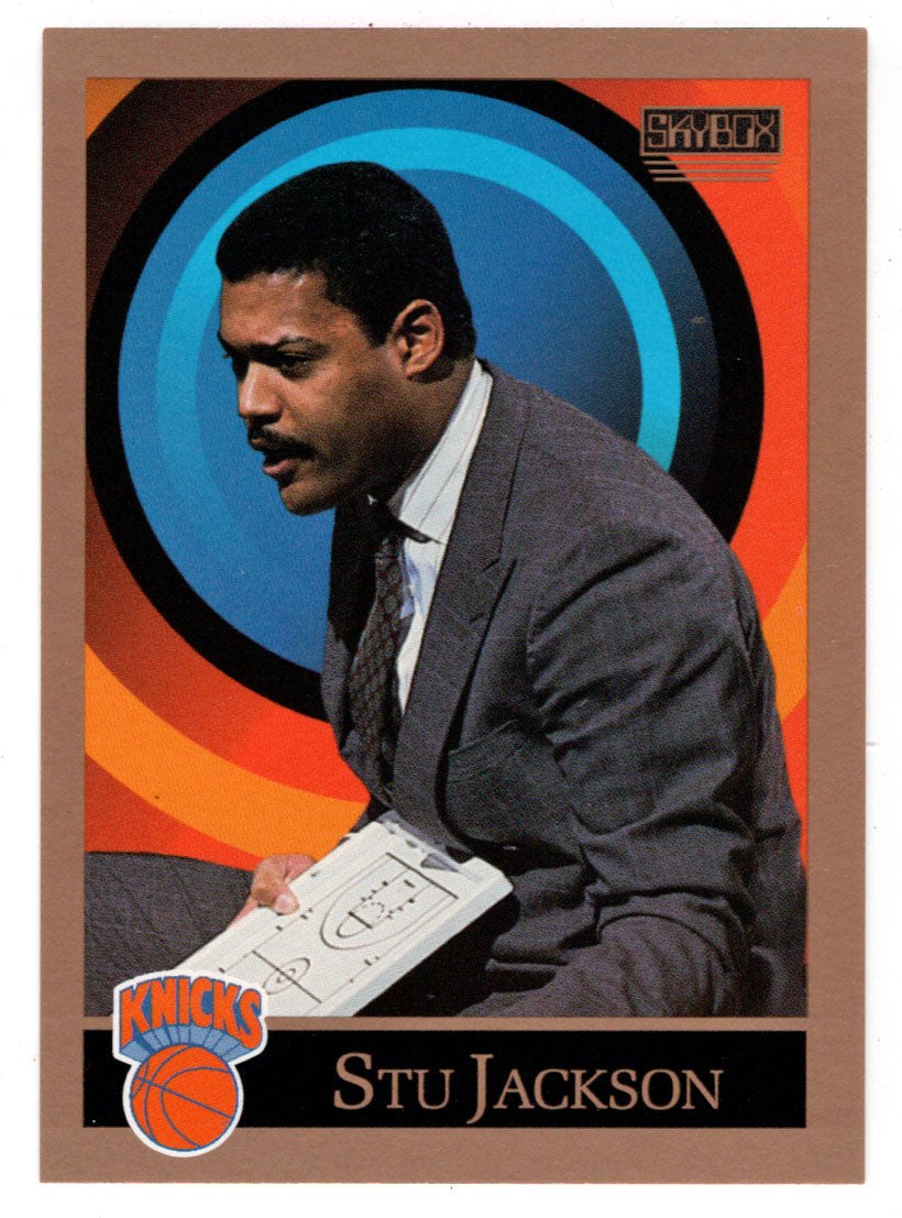 Stu Jackson - New York Knicks - Head Coach (NBA Basketball Card) 1990-91 Skybox # 318 Mint