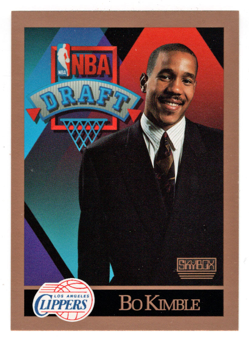 Bo Kimble RC - Los Angeles Clippers - Draft Pick (NBA Basketball Card) 1990-91 Skybox # 359 Mint