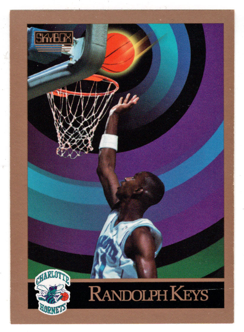 Randolph Keys - Charlotte Hornets (NBA Basketball Card) 1990-91 Skybox # 369 Mint