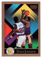 Steve Johnson - Golden State Warriors (NBA Basketball Card) 1990-91 Skybox # 384 Mint