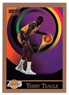 Terry Teagle - Los Angeles Lakers (NBA Basketball Card) 1990-91 Skybox # 392 Mint